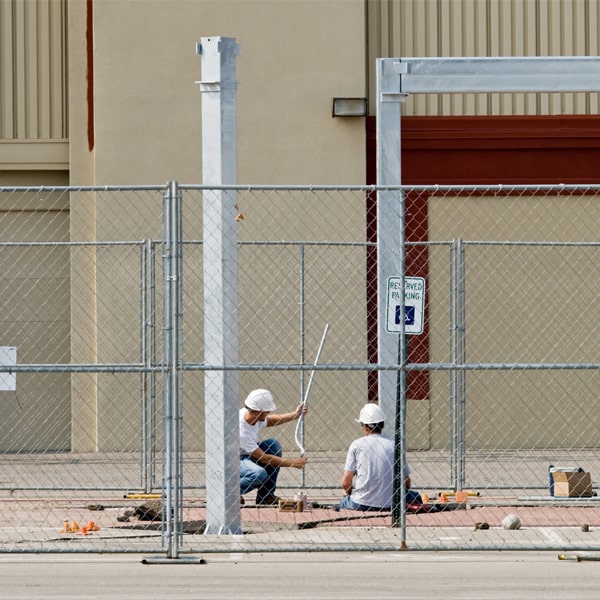 how much time can i lease the temporary fence for my building site or event in El Centro California